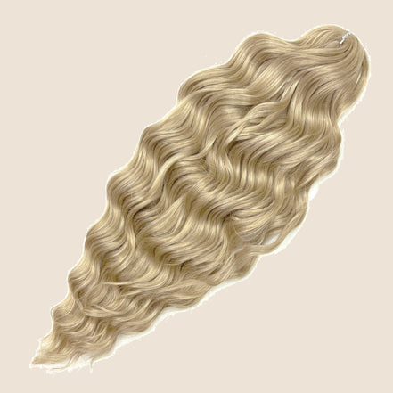 Anna golvend invlechthaar 60 cm – Beigeblond (613F) – De HaarBoetiek