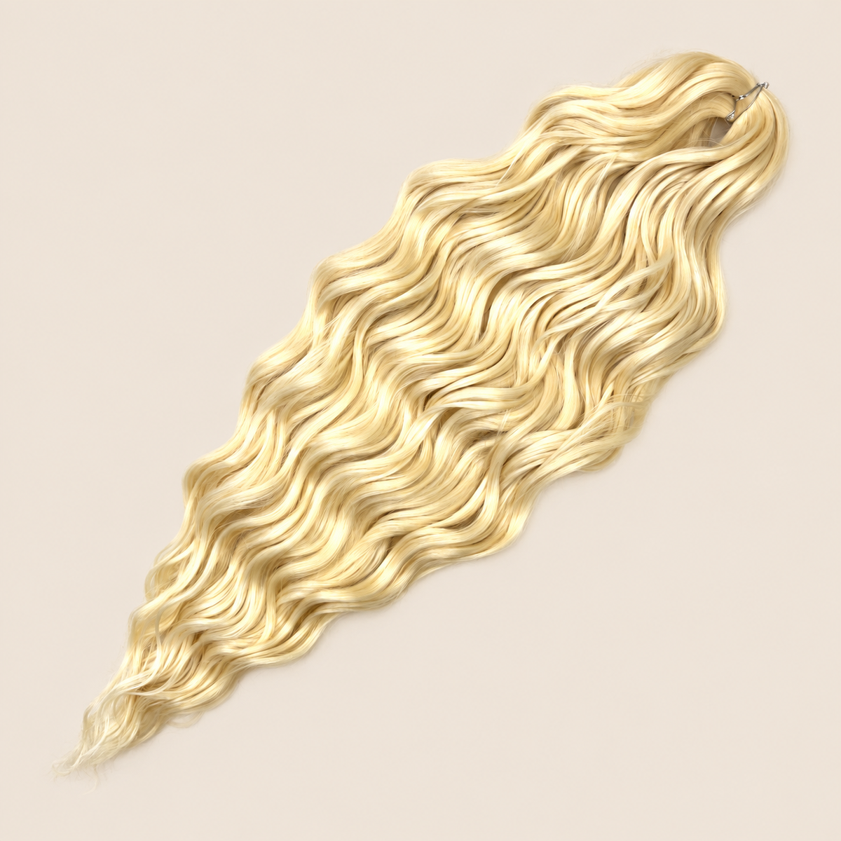 Anna golvend invlechthaar 60 cm 100 g – Lichtblond (FW8) – De HaarBoetiek