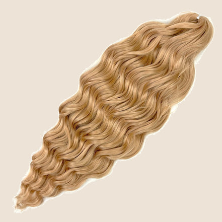 Anna golvend invlechthaar 60 cm 100 g – Goudbruin (Brown119) – De HaarBoetiek