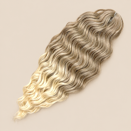Anna Golvend Invlechthaar 60 cm – Blond T-Linen(62) – De HaarBoetiek