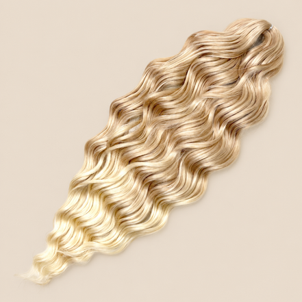 Anna Golvend Invlechthaar 60 cm – Blond T27/613 – De HaarBoetiek
