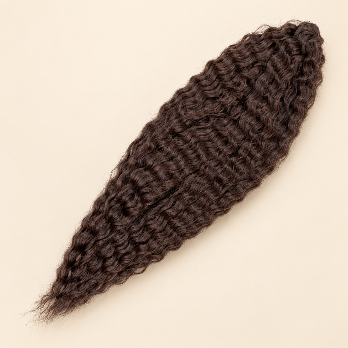 Ariel krullend kanekalon vlechthaar kleur 4A, 75 cm, 100 gram