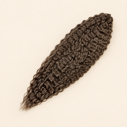 Ariel kanekalon invlechthaar kleur 10A, productfoto op egale beige achtergrond