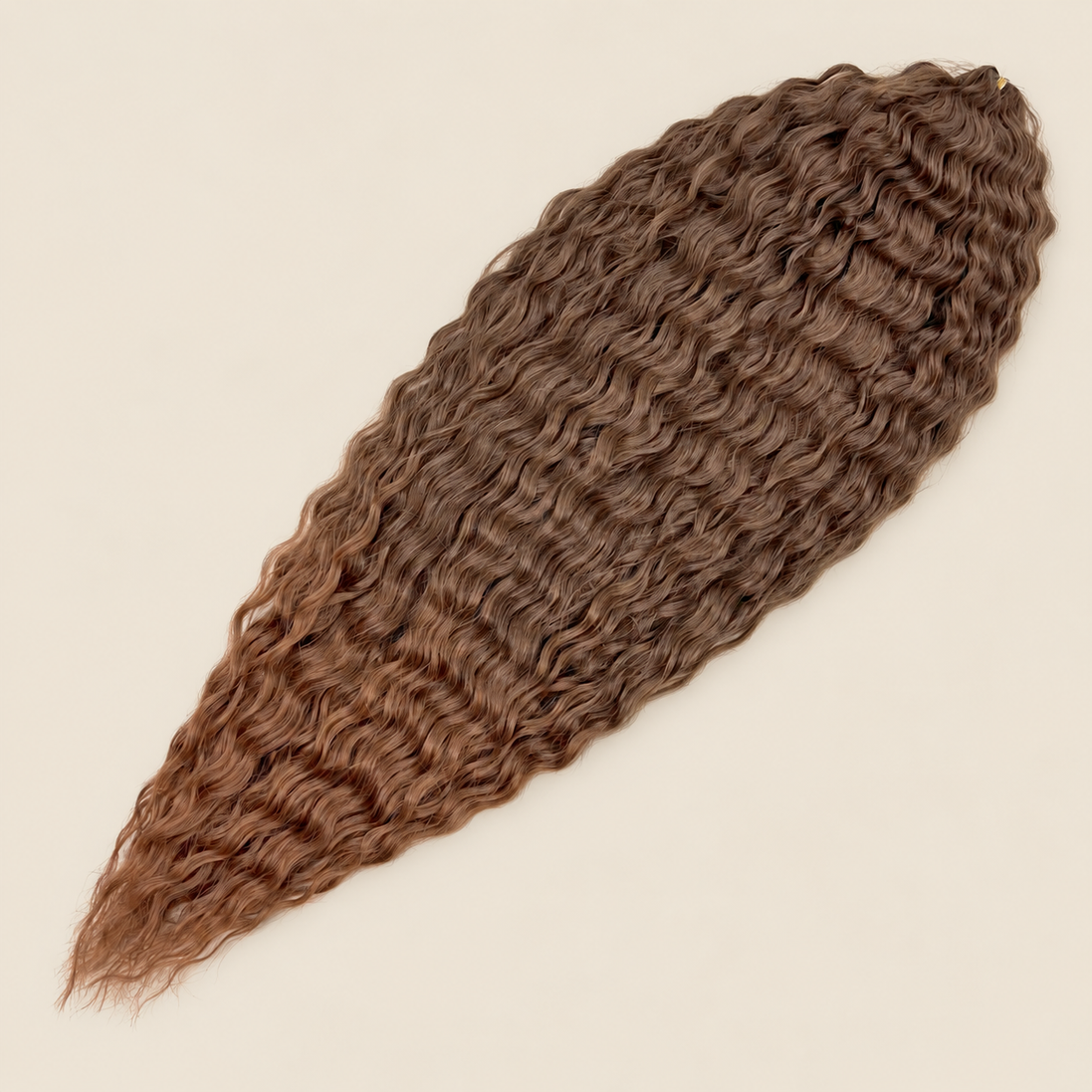 Ariel golvend kanekalon kleur T4/30 op beige achtergrond