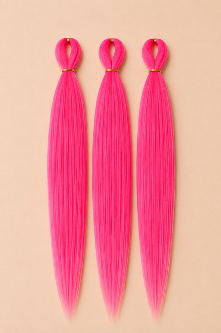 Berry Blush roze Easy Braid 3-in-1 kanekalon invlechthaar