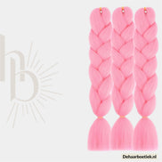 Licht roze invlechthaar bundelpakket