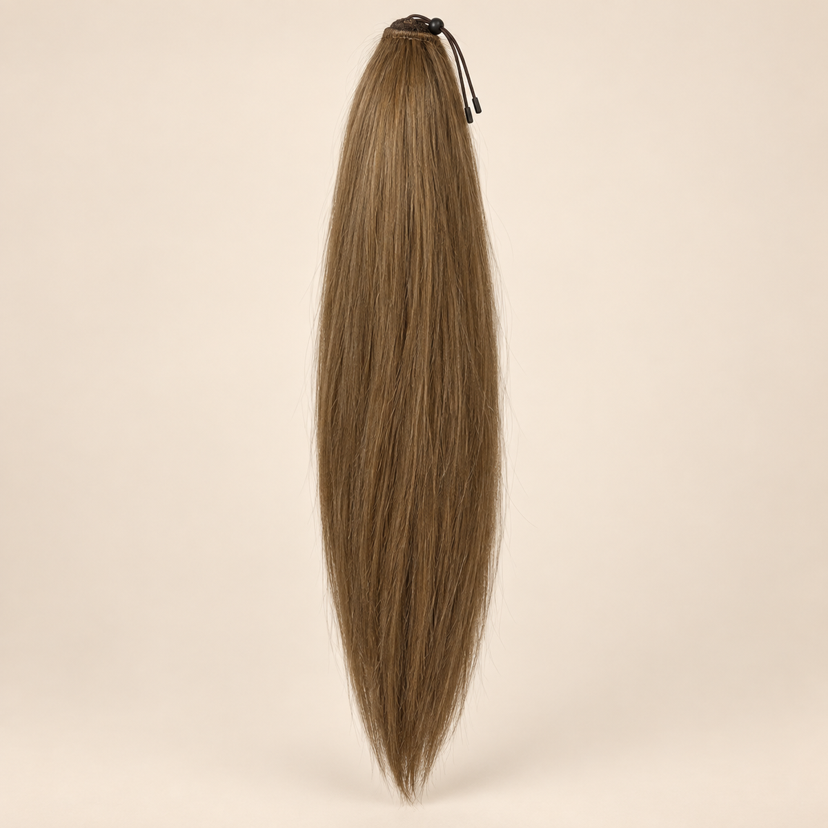 Steile Drawstring Ponytail BraidOrDie 60 cm – Lichtbruin 12 | De HaarBoetiek