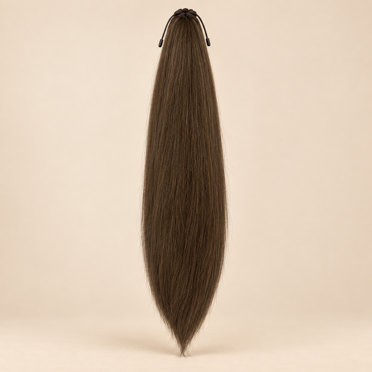 Steile Drawstring Ponytail BraidOrDie 60 cm – Bruin 6 | De HaarBoetiek