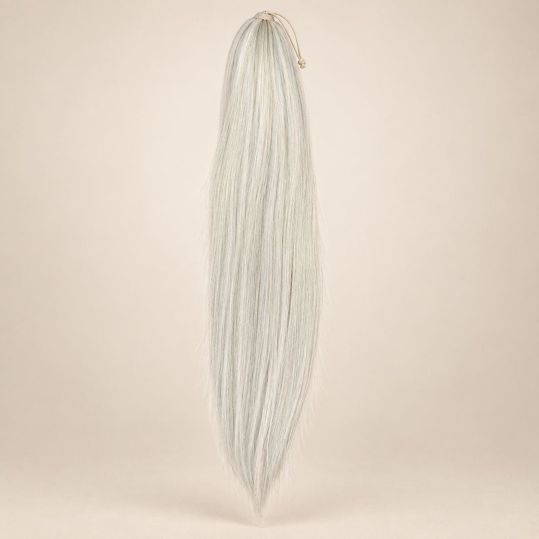 Steile Drawstring Ponytail BraidOrDie 60 cm – Ice Blonde | De HaarBoetiek