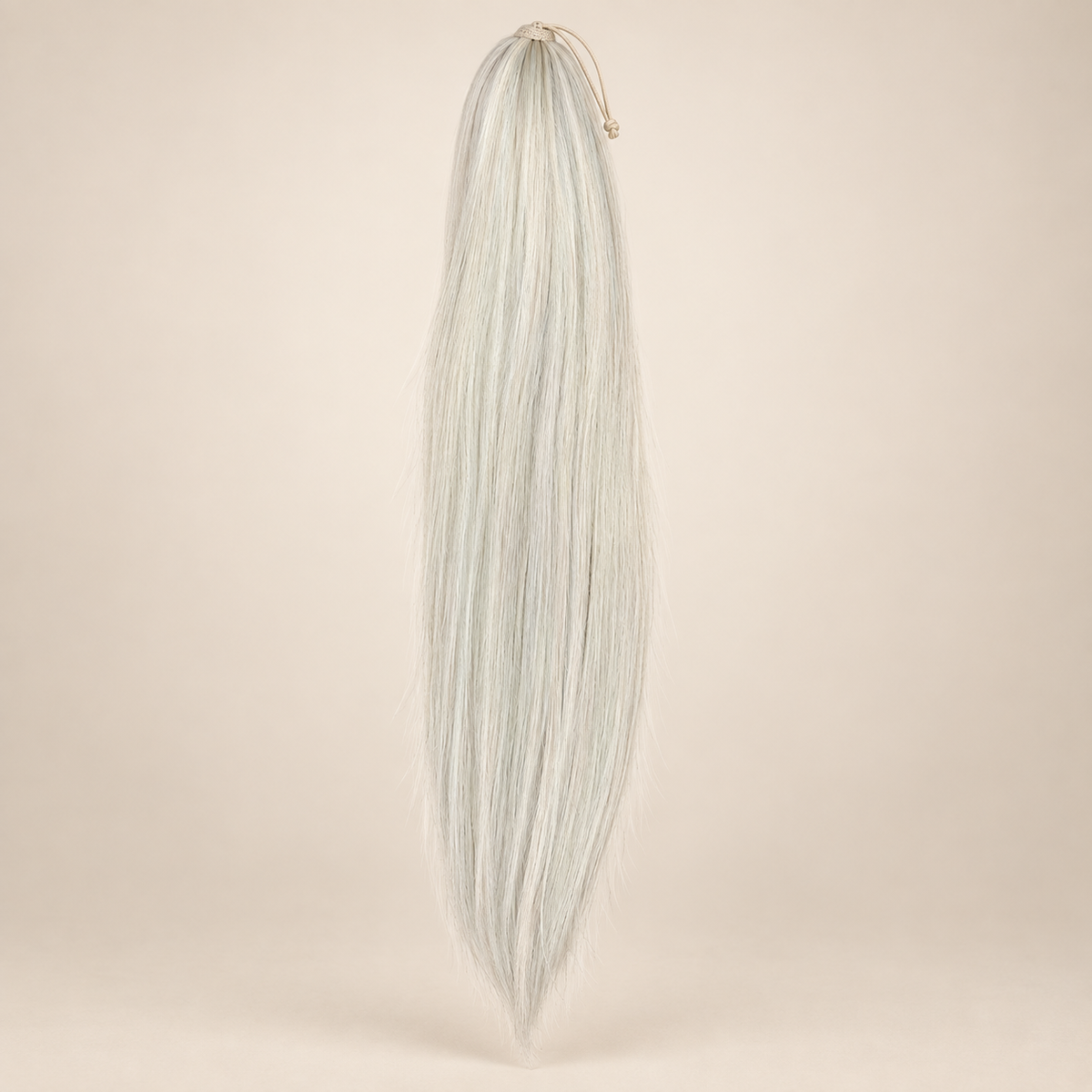 Steile Drawstring Ponytail BraidOrDie 60 cm – Ice Blonde | De HaarBoetiek