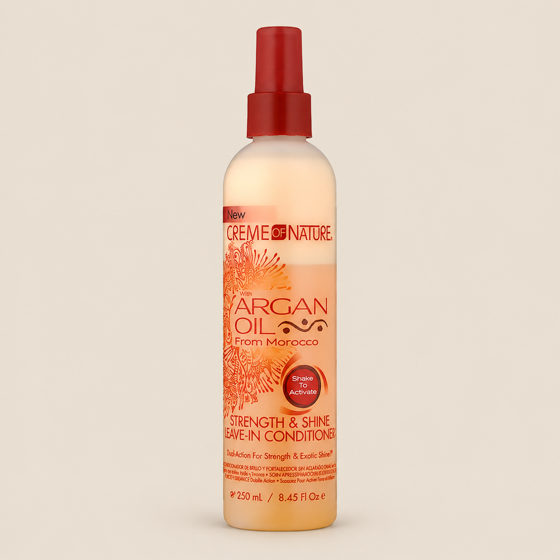 Creme of Nature Argan Oil Leave-In – Versterkende leave-in spray met arganolie 250 ml – De HaarBoetiek