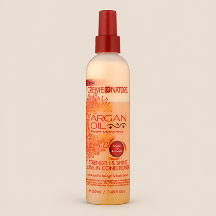 Creme of Nature Argan Oil Leave-In – Versterkende leave-in spray met arganolie 250 ml – De HaarBoetiek