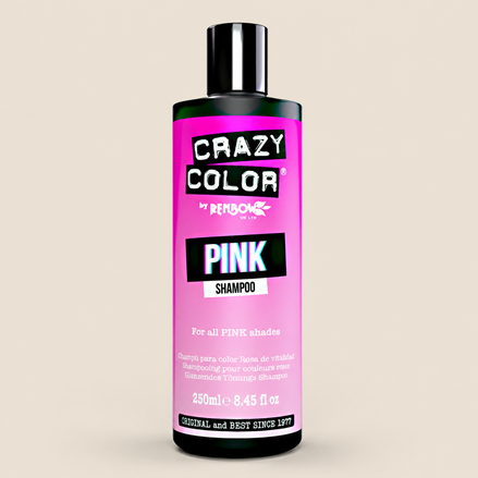Crazy Color Pink Shampoo – Kleurshampoo voor roze haar 250 ml – De HaarBoetiek