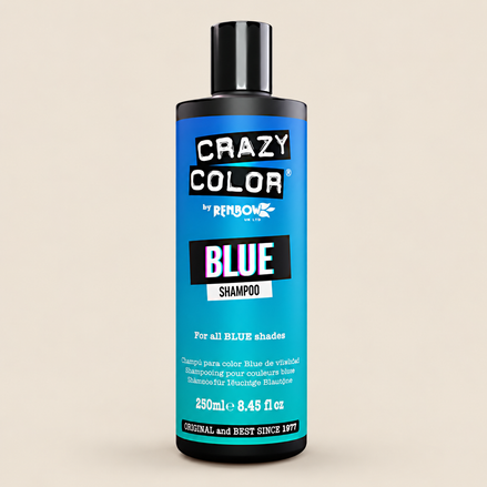 Crazy Color Blue Shampoo – Kleurshampoo voor blauw haar 250 ml – De HaarBoetiek