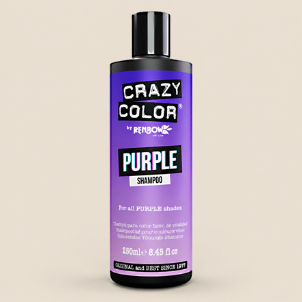 Crazy Color Purple Shampoo – Kleurshampoo voor paars haar 250 ml – De HaarBoetiek