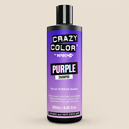 Crazy Color Purple Shampoo – Kleurshampoo voor paars haar 250 ml – De HaarBoetiek