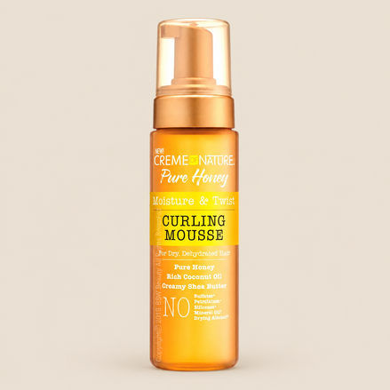 Creme of Nature Pure Honey Curling Mousse – Krullenmousse met honing 207 ml – De HaarBoetiek