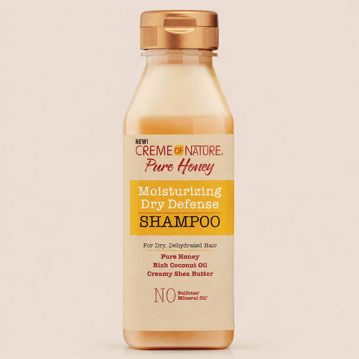 Creme of Nature Pure Honey Dry Defense Shampoo – Hydraterende shampoo 355 ml – De HaarBoetiek