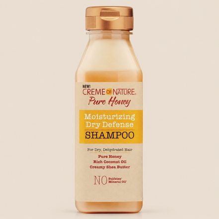 Creme of Nature Pure Honey Dry Defense Shampoo – Hydraterende shampoo 355 ml – De HaarBoetiek