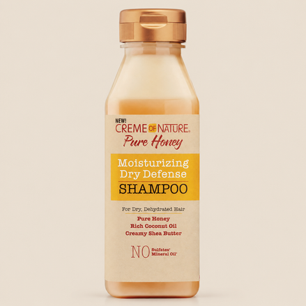 Creme of Nature Pure Honey Dry Defense Shampoo – Hydraterende shampoo 355 ml – De HaarBoetiek