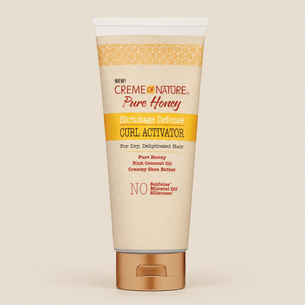 Creme of Nature Pure Honey Curl Activator – Krullencrème voor definitie 310 ml – De HaarBoetiek