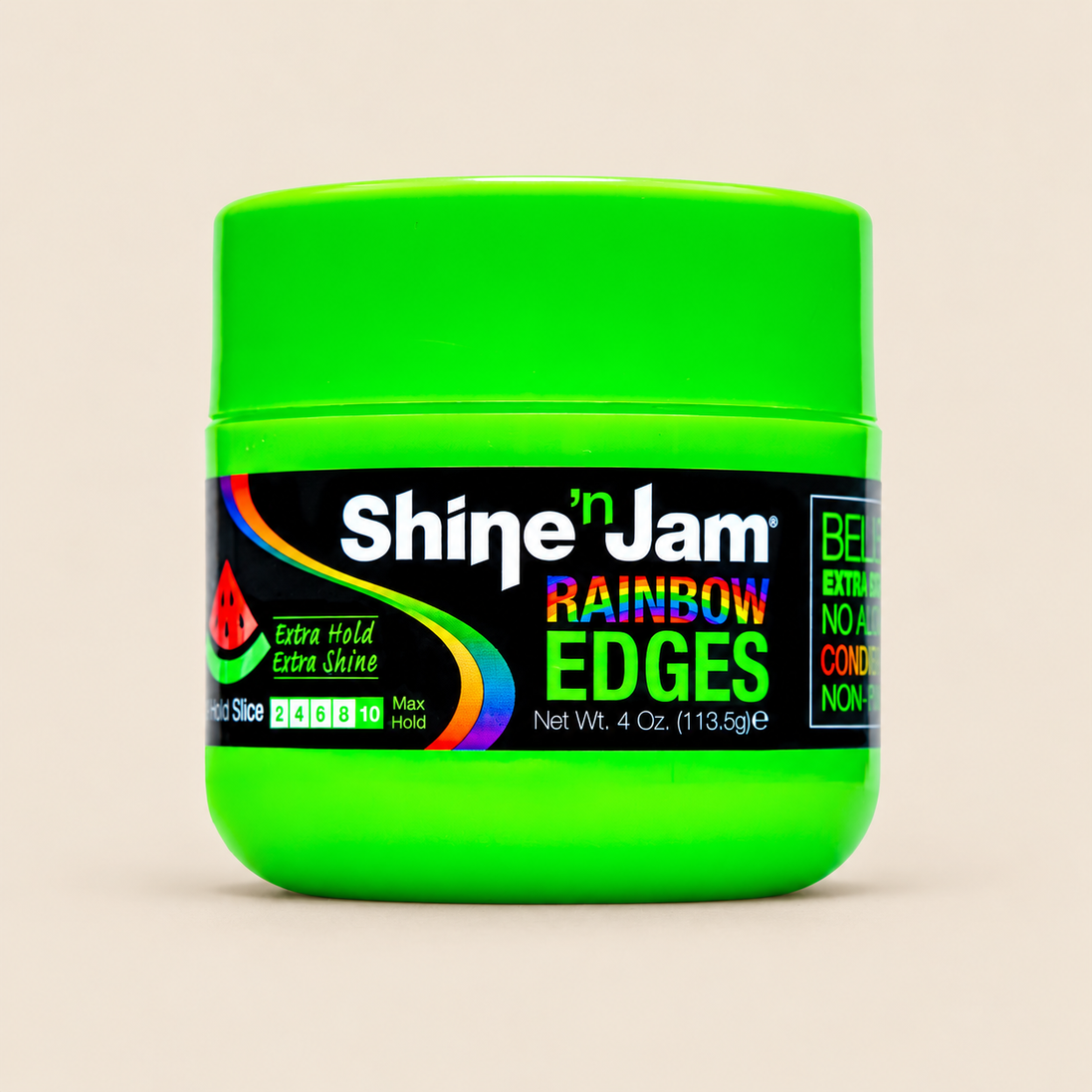 Shine ’n Jam Rainbow Edges Melon Slice – Edge control 113,5 g – De HaarBoetiek