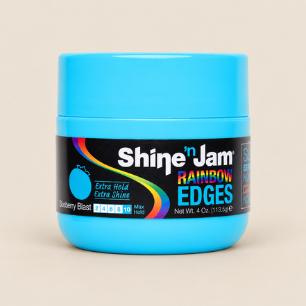 Shine ’n Jam Rainbow Edges Blueberry Blast – Edge control 113,5 g – De HaarBoetiek
