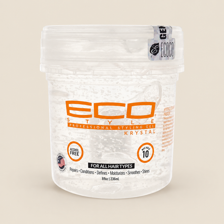 Eco Style Krystal Styling Gel – Heldere stylinggel voor hold & glans 236 ml – De HaarBoetiek