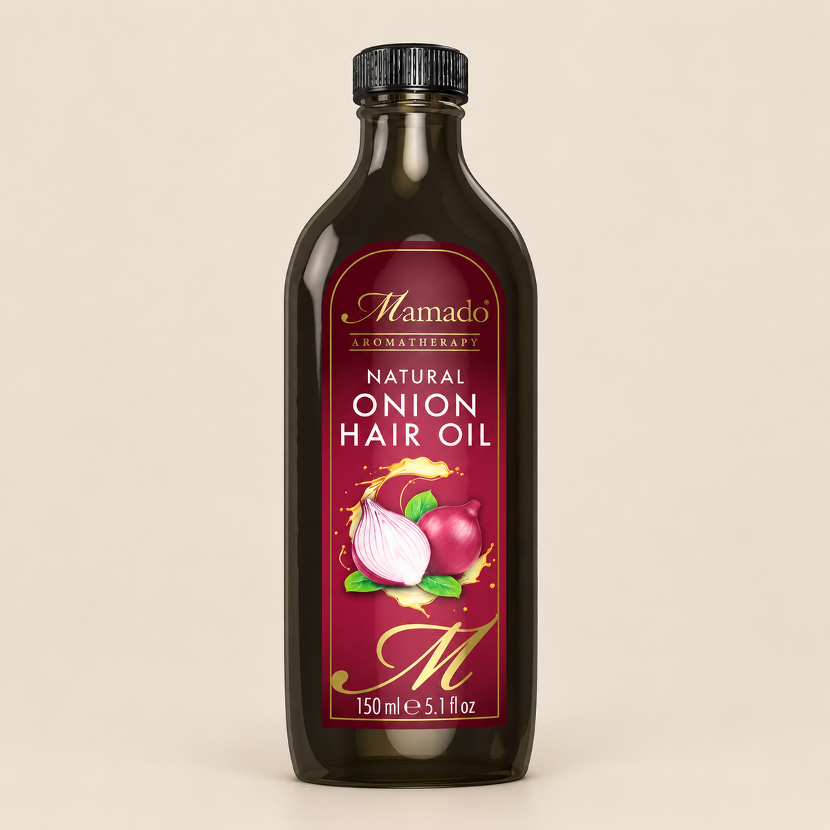 Mamado Natural Onion Hair Oil – Haarolie met uienzaadolie 150 ml – De HaarBoetiek