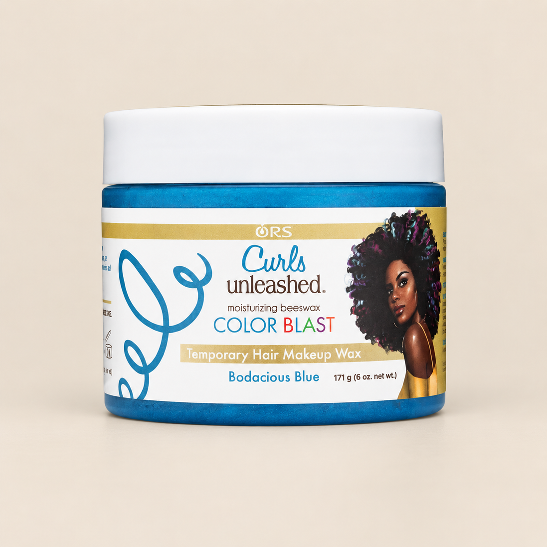 ORS Color Blast Kleurwax Bodacious Blue – Tijdelijke haarkleur in blauw 171 g – De HaarBoetiek