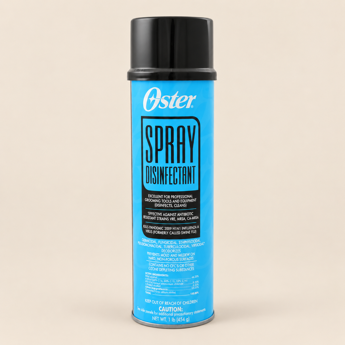 Oster Spray Disinfectant – Desinfecterende spray voor tondeuses 454 g – De HaarBoetiek