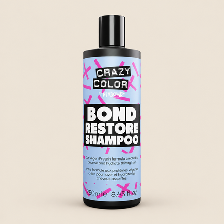 Crazy Color Bond Restore Shampoo – Herstellende shampoo voor gekleurd haar 250 ml – De HaarBoetiek