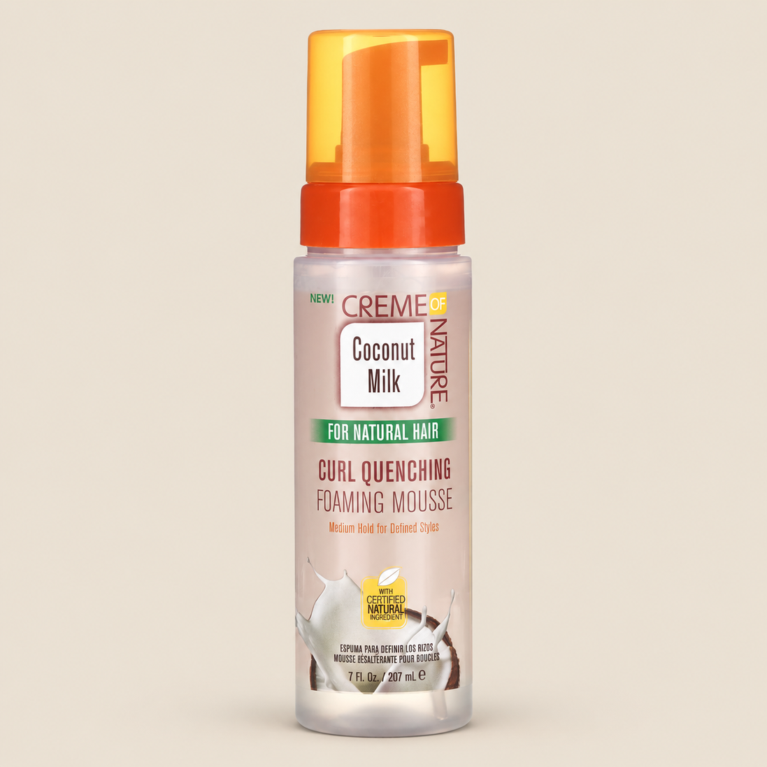 Creme of Nature Curl Quench Mousse – Krullenmousse met kokosmelk 207 ml – De HaarBoetiek