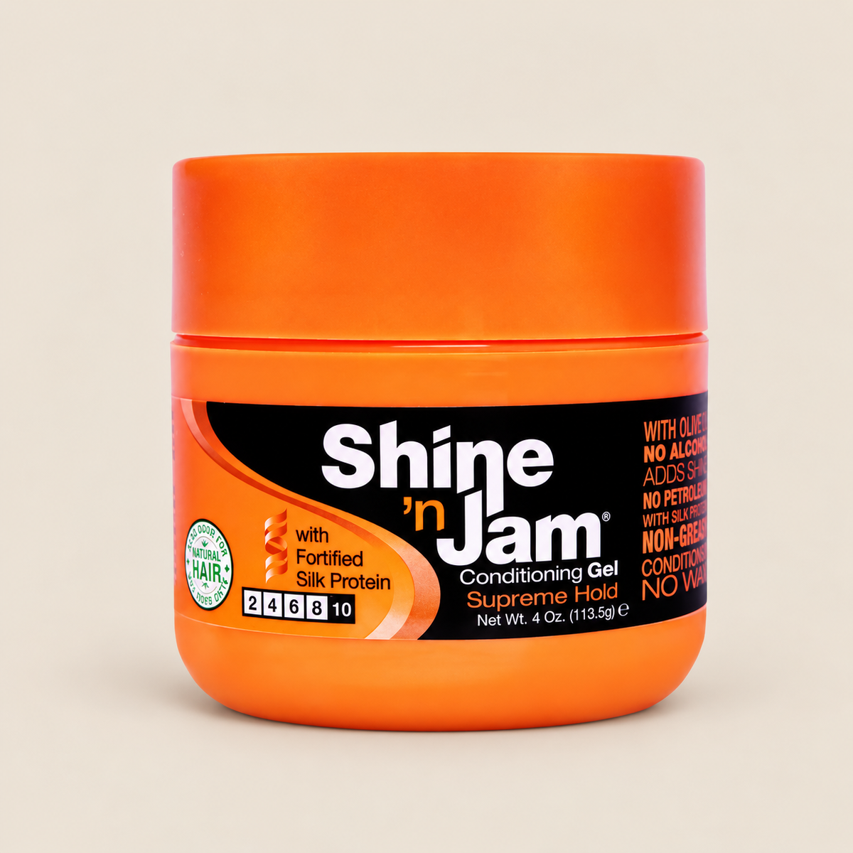 Shine ’n Jam Supreme Hold Conditioning Gel – Extra sterke stylinggel 113,5 g – De HaarBoetiek