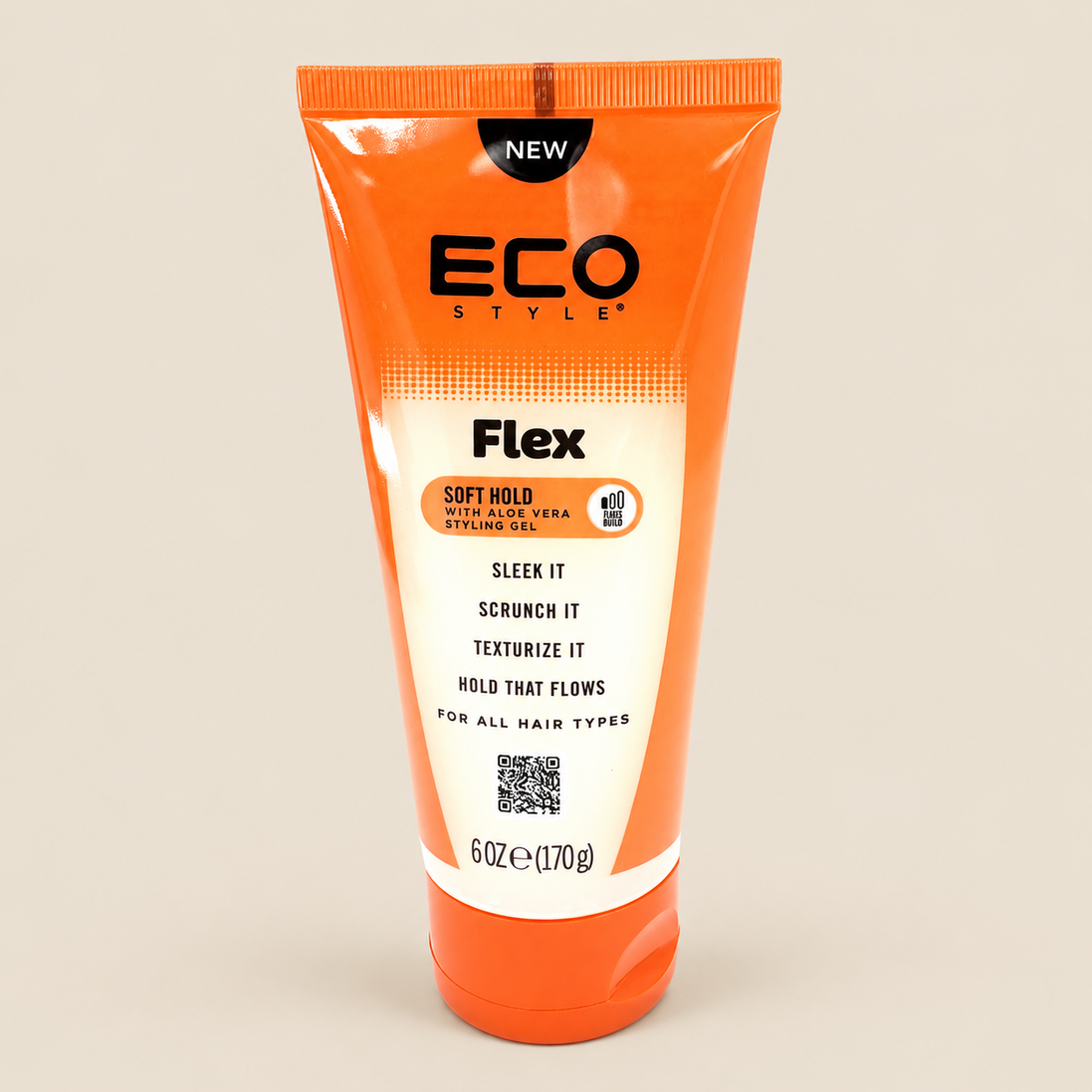 Eco Style Flex Soft Hold Gel – Lichte stylinggel met aloë vera 170 g – De HaarBoetiek