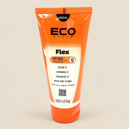 Eco Style Flex Soft Hold Gel – Lichte stylinggel met aloë vera 170 g – De HaarBoetiek