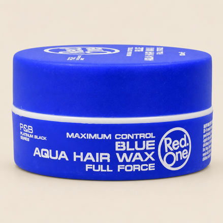 RedOne Blue Aqua Hair Wax – Haarwax op waterbasis voor sterke hold 150 ml – De HaarBoetiek