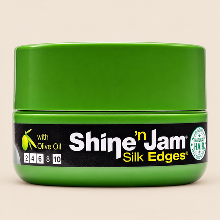 Shine ’n Jam Silk Edges Gel – Edge control voor gladde babyhaartjes 63 g – De HaarBoetiek