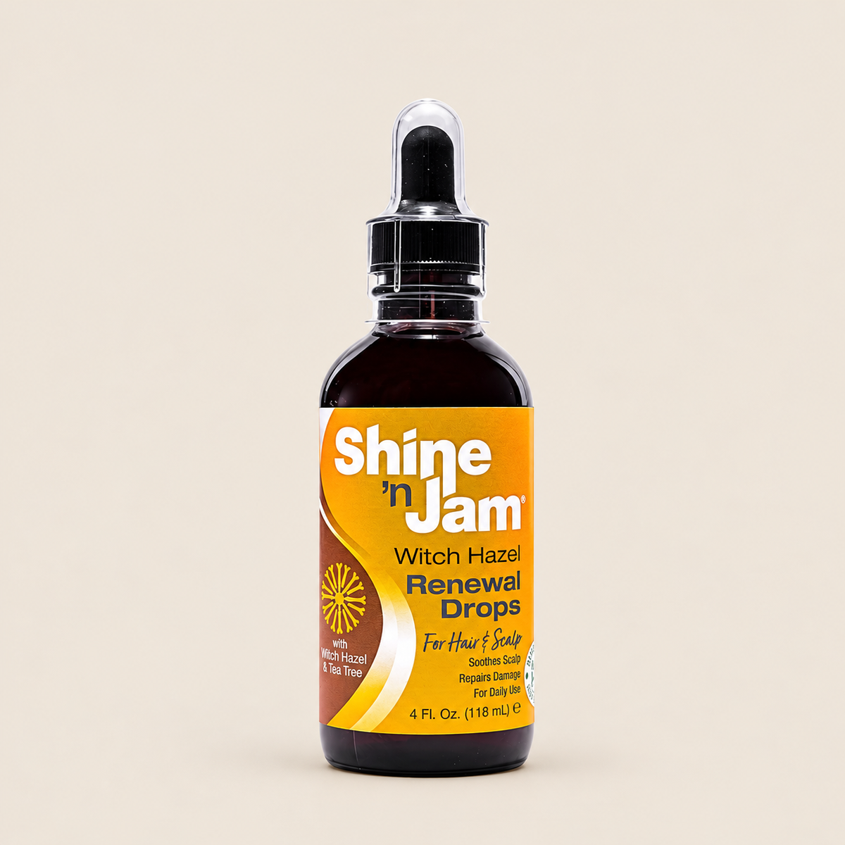 Shine ’n Jam Witch Hazel Renewal Drops – Hoofdhuidserum met toverhazelaar 118 ml – De HaarBoetiek