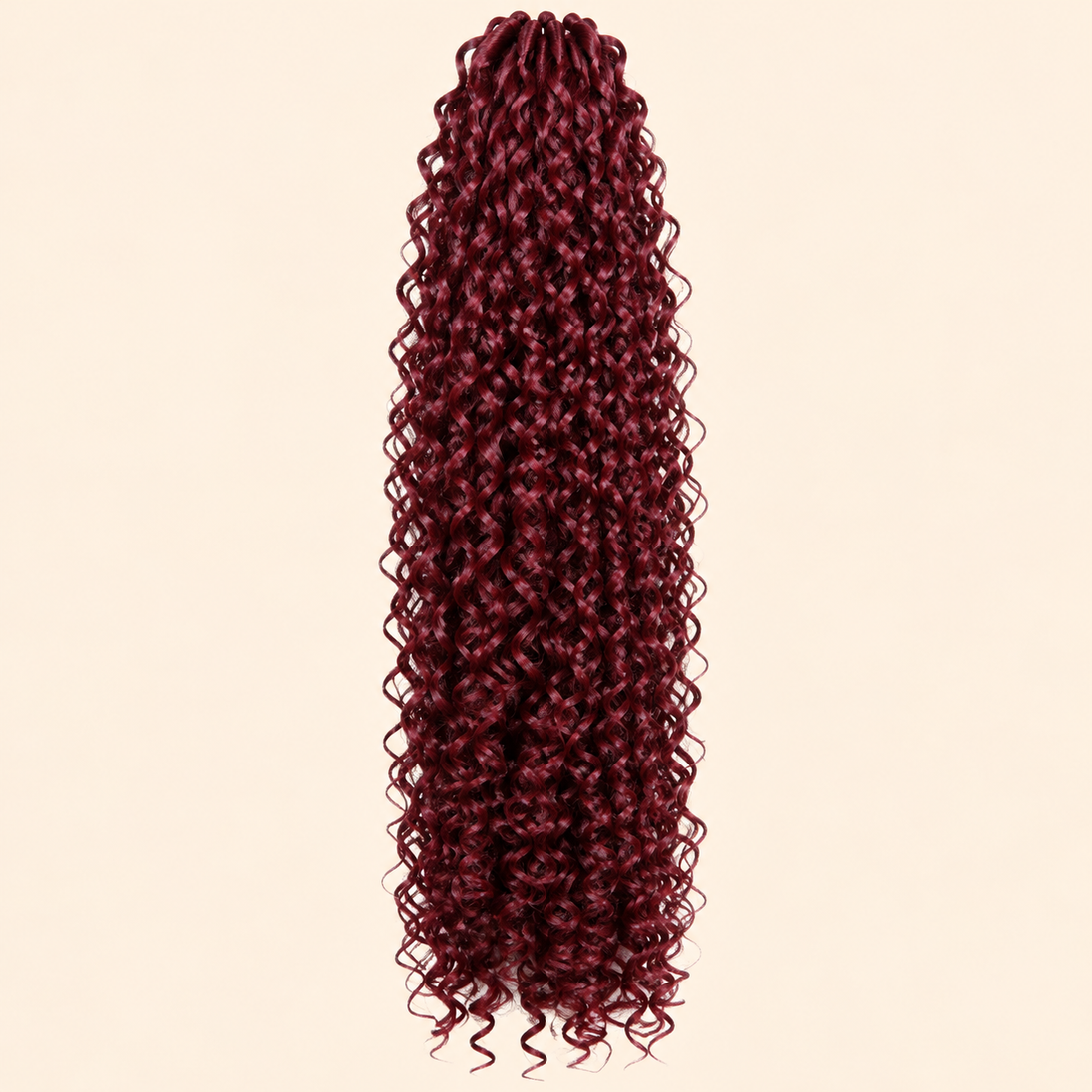 Cherish Bohemian Braid Invlechthaar 50 cm – Bordeaux BG – De HaarBoetiek