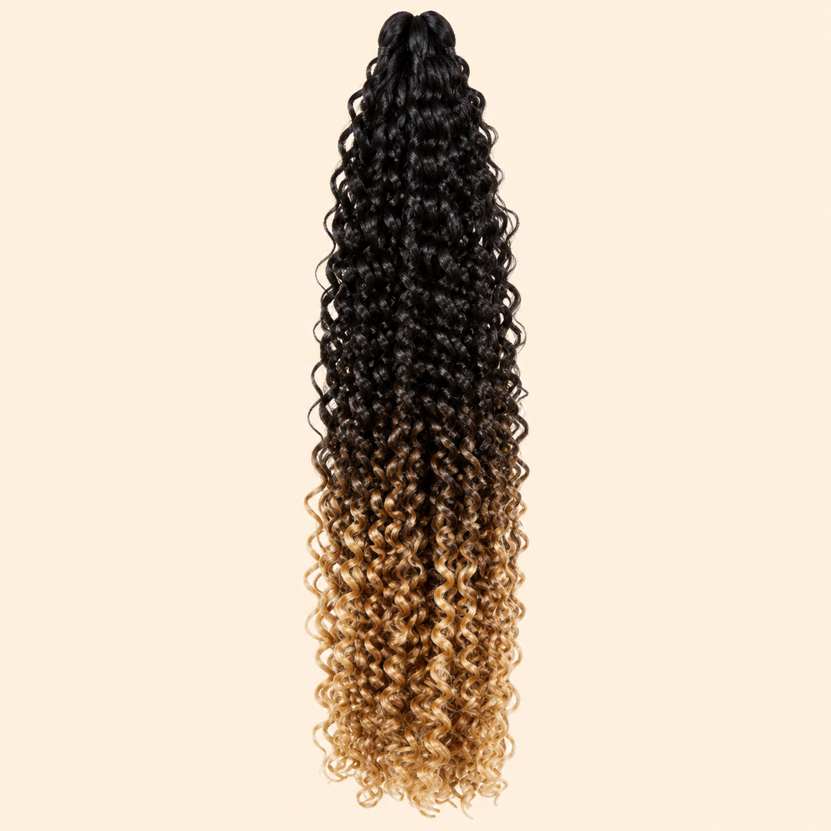 Cherish Bohemian Braid Invlechthaar 50 cm – Zwart naar honingblond DE27 – De HaarBoetiek