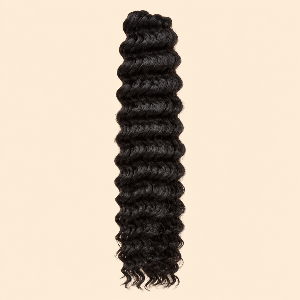 Cherish Deep Twist Invlechthaar 55 cm – Zwart 1 – De HaarBoetiek