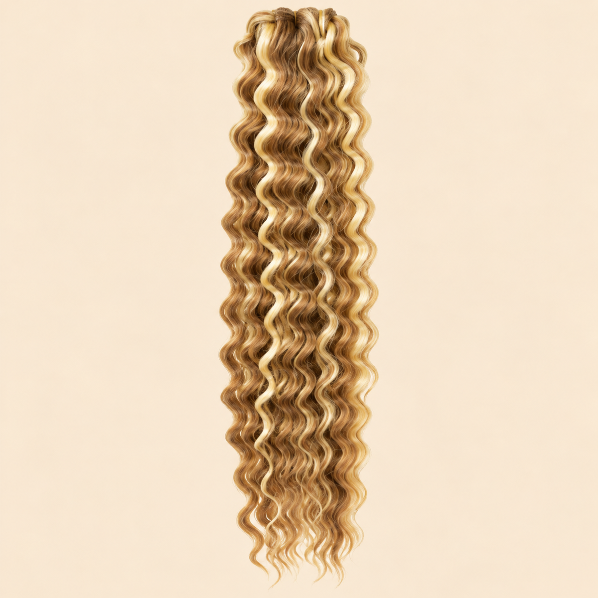 Cherish Deep Twist Invlechthaar 55 cm – Honingblond/lichtblond 27/613 – De HaarBoetiek