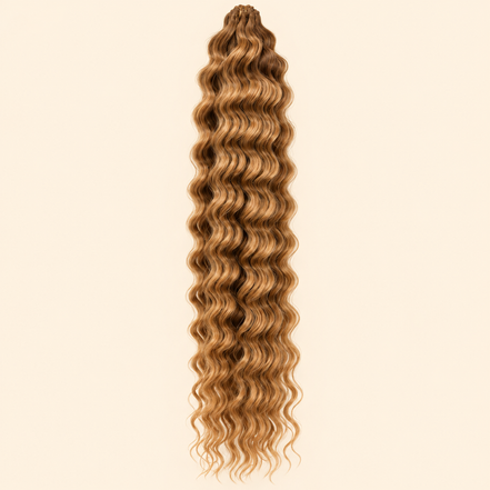 Cherish Deep Twist Invlechthaar 55 cm – Honingblond 27 – De HaarBoetiek