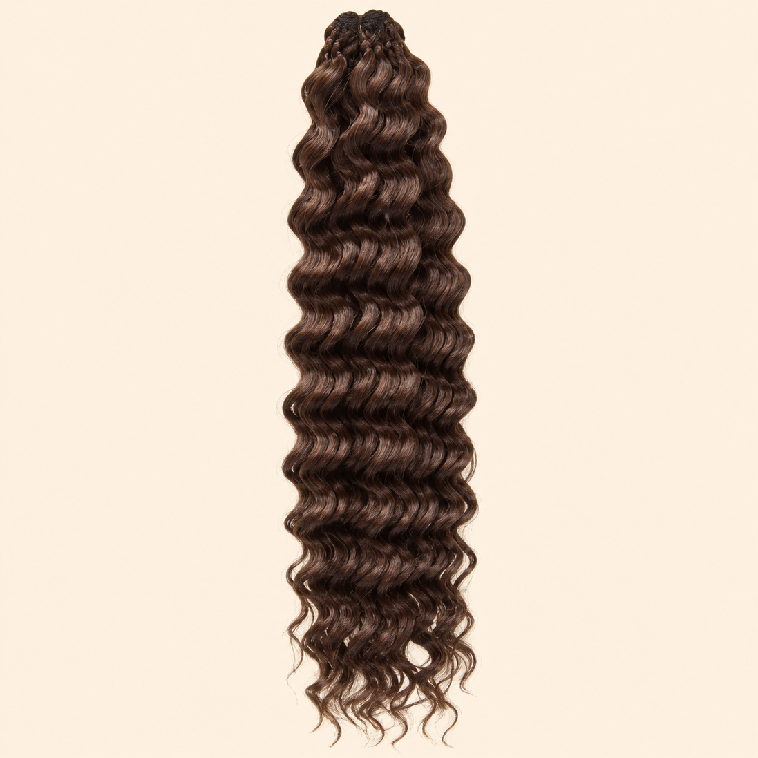 Cherish Deep Twist Invlechthaar 55 cm – Bruin 4 – De HaarBoetiek