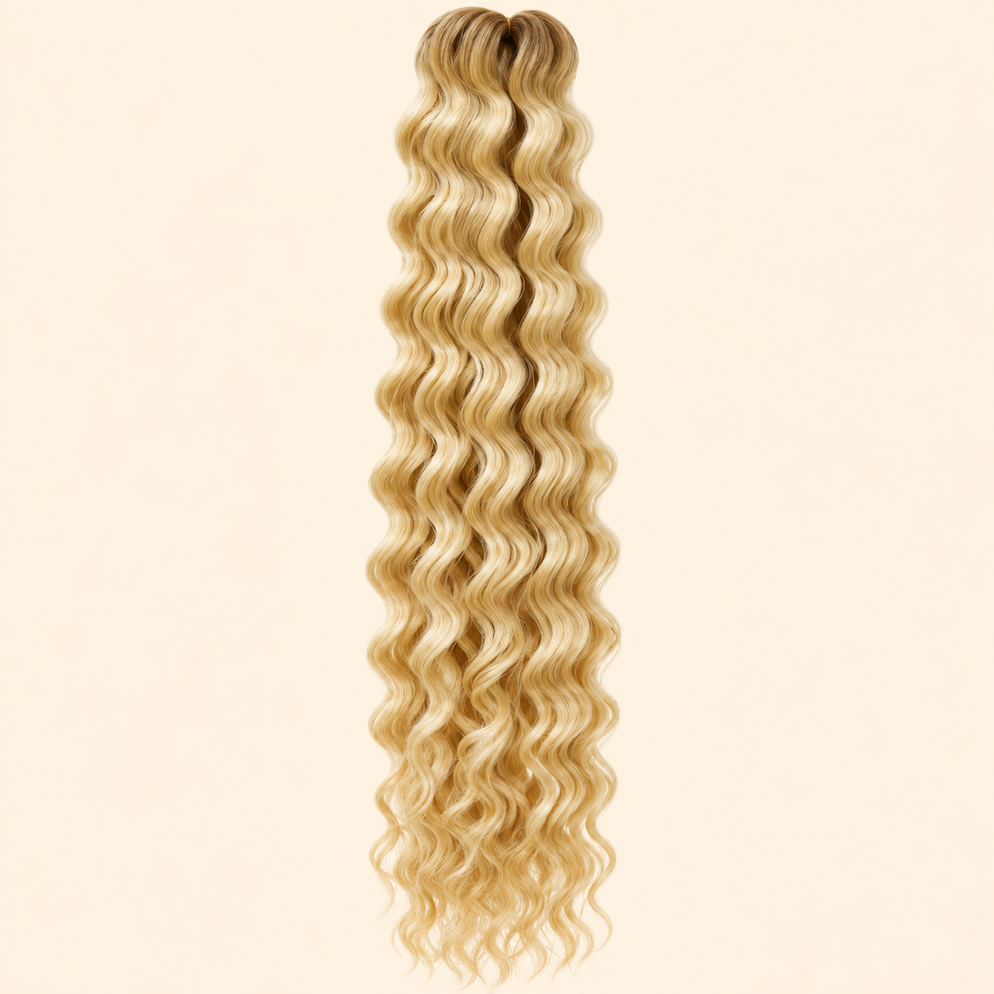 Cherish Deep Twist Invlechthaar 55 cm – Lichtblond 613 – De HaarBoetiek