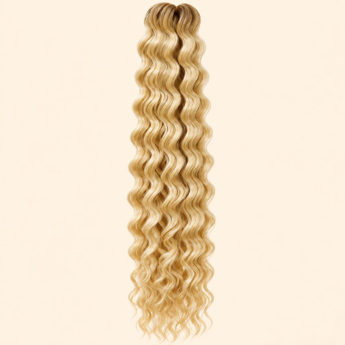 Cherish Deep Twist Invlechthaar 55 cm – Lichtblond 613 – De HaarBoetiek