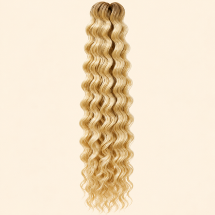 Cherish Deep Twist Invlechthaar 55 cm – Lichtblond 613 – De HaarBoetiek
