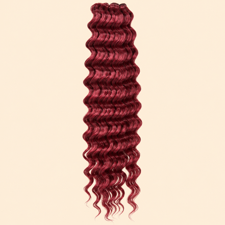 Cherish Deep Twist Invlechthaar 55 cm – Zwart naar bordeaux DE530 – De HaarBoetiek