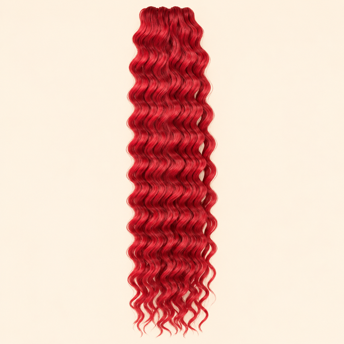 Cherish Deep Twist Invlechthaar 55 cm – Rood RD – De HaarBoetiek